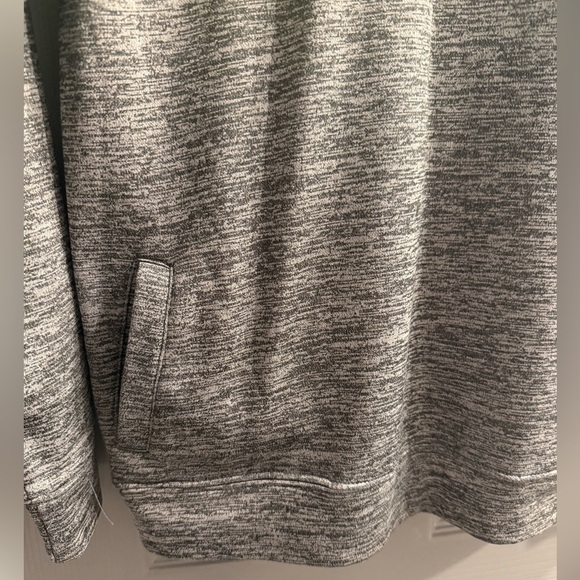 DC Comics Batman hoodie pullover neon green & gray Side pockets Boys size 2XL 18 - Picture 2 of 8